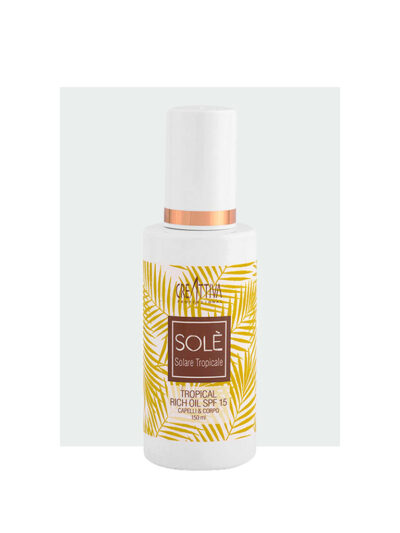 Creattiva Solè Tropical Rich Oil SPF 15 –  Capelli e Corpo 150 ml