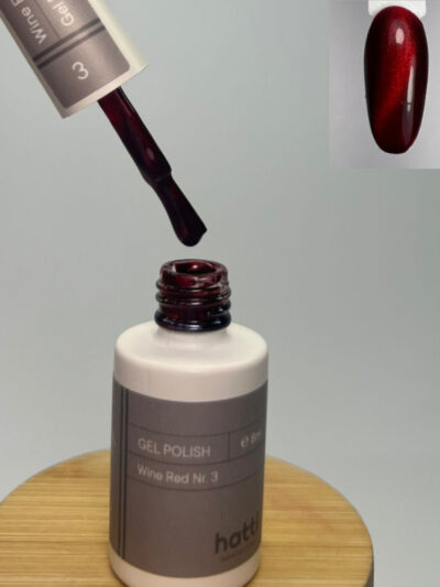 Gel Polish Wine Red 3 8ml