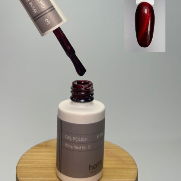 Gel Polish Wine Red 3 8ml