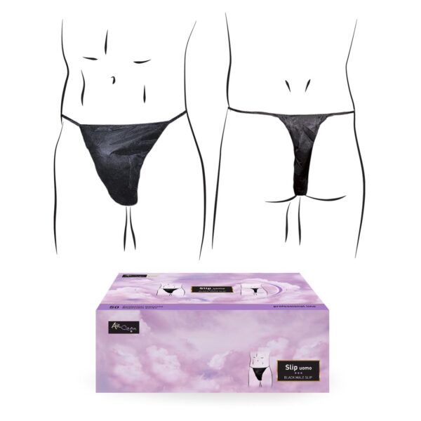 Tanga Uomo Nero 50pz