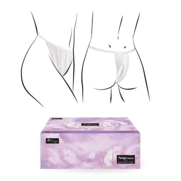 Tanga Donna Bianco 100pz