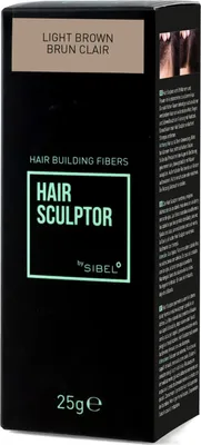 Sibel Hair Sculptor Hair Building Fibers Light Brown 25gr – fibre infoltenti