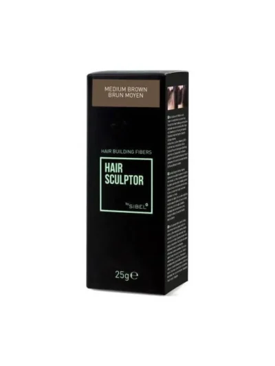 Sibel Hair Sculptor Hair Building Fibers Dark Brown 25gr – fibre infoltenti