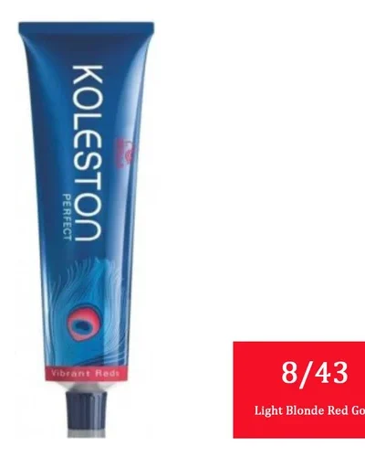Koleston 8/43 Biondo Chiaro Rosso Dorato 60mL