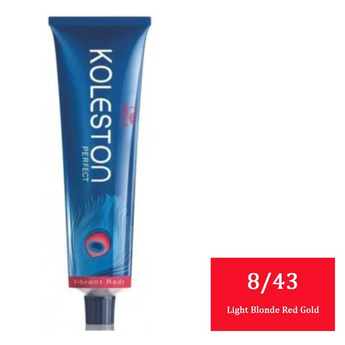 Koleston 8/43 Biondo Chiaro Rosso Dorato 60mL
